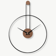 Modern metall väggklocka