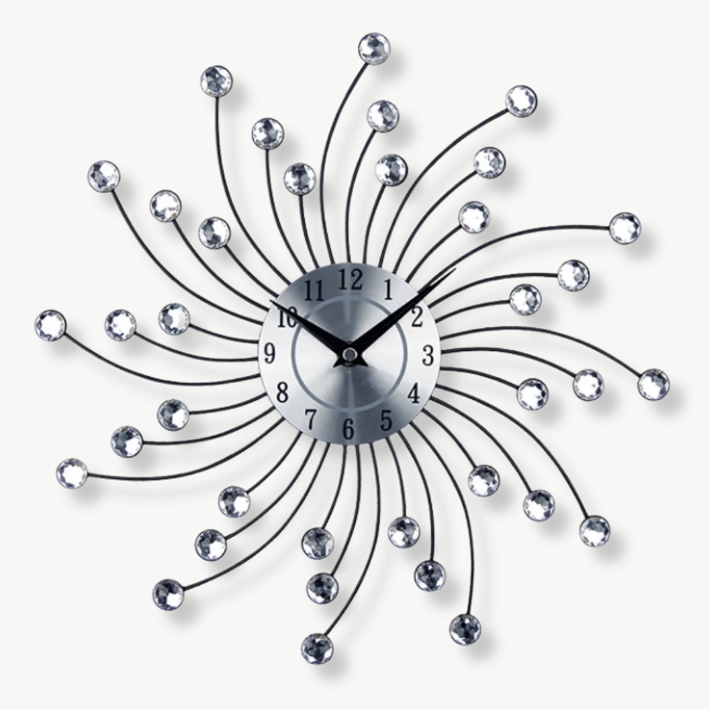 Designad väggklocka för vardagsrum