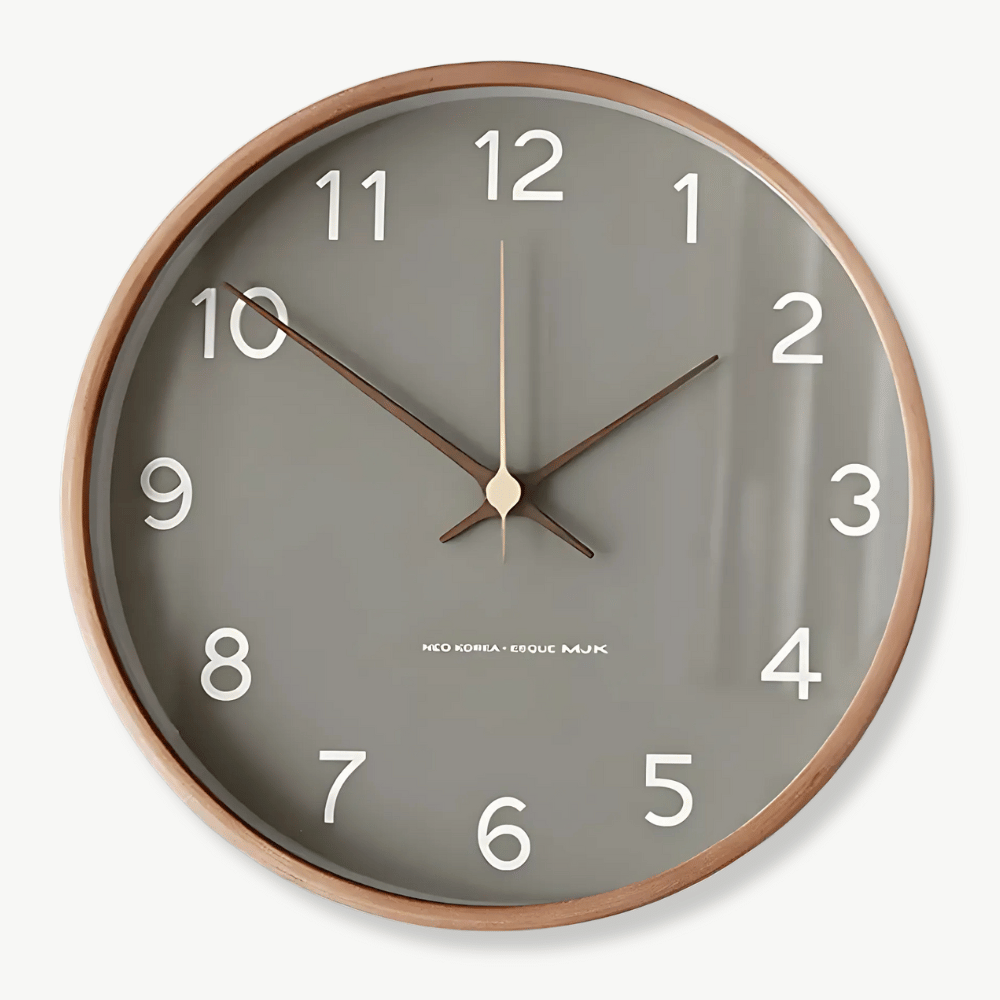 Nordic Solid Wood Väggklocka