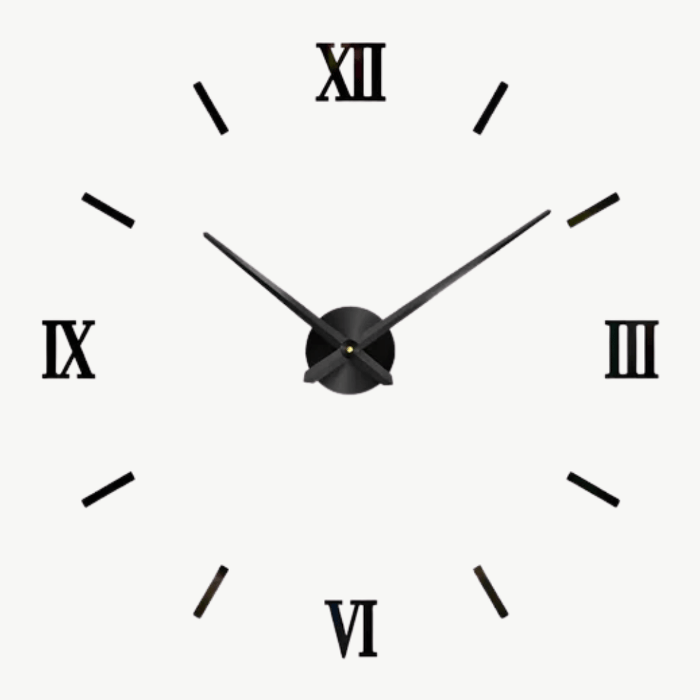 Väggklocka 3D-klistermärken