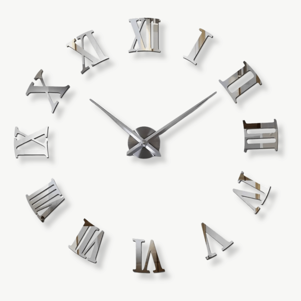 Väggklocka klistermärken romerska siffror