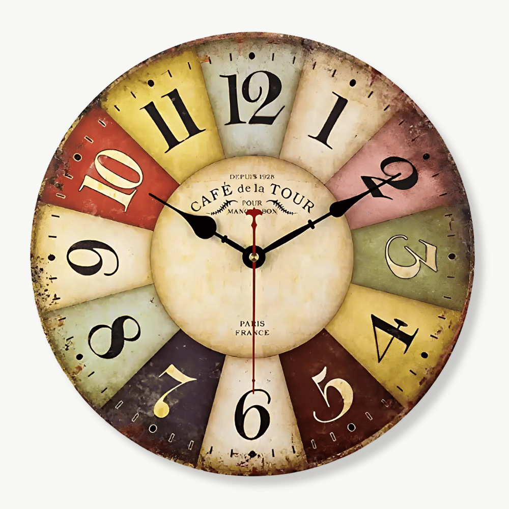 Vintage väggklocka 30 cm