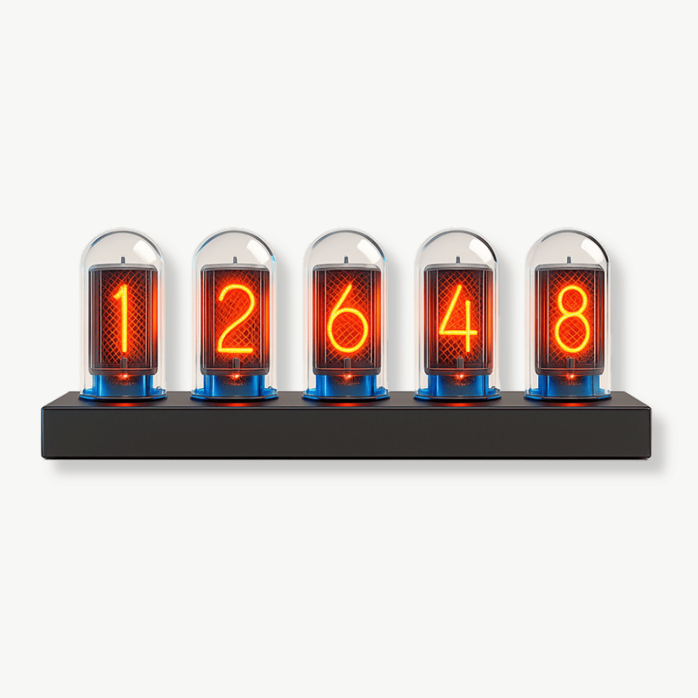 Futuristisk LED Nixie klocka