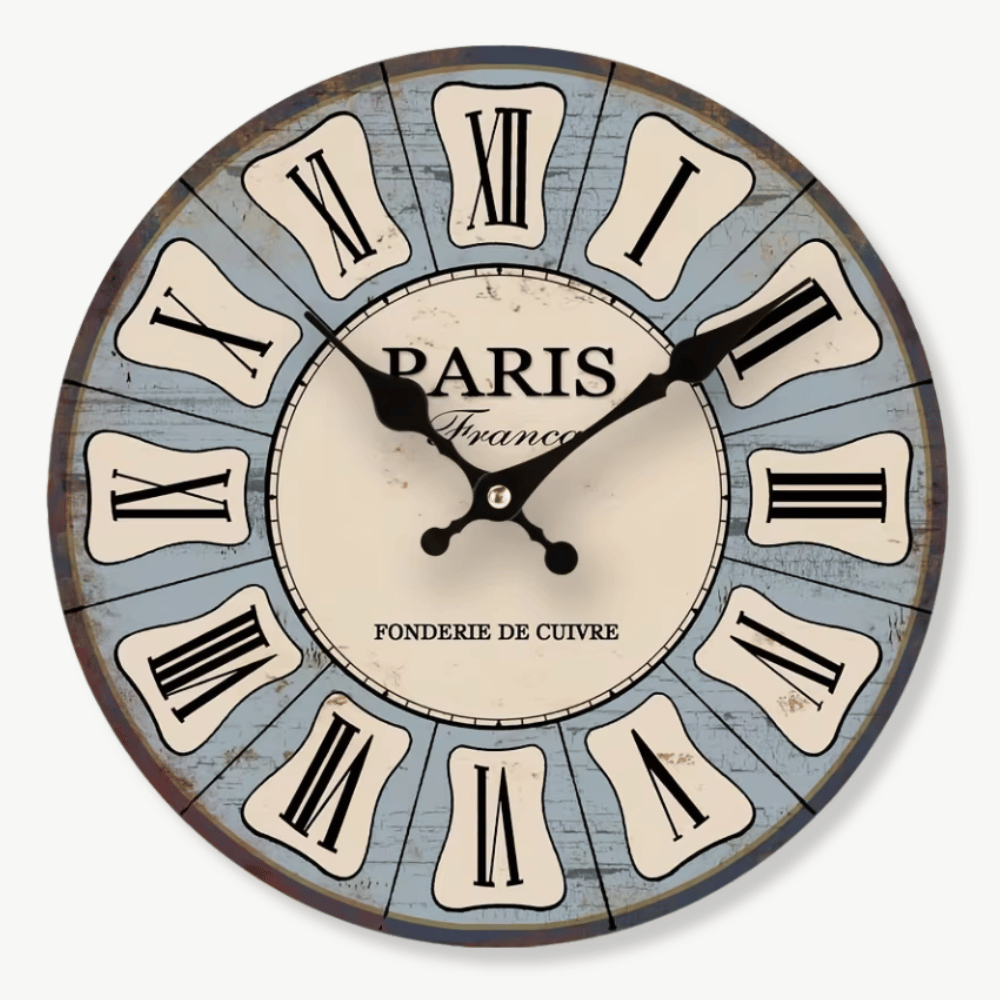 Vintage Paris väggklocka