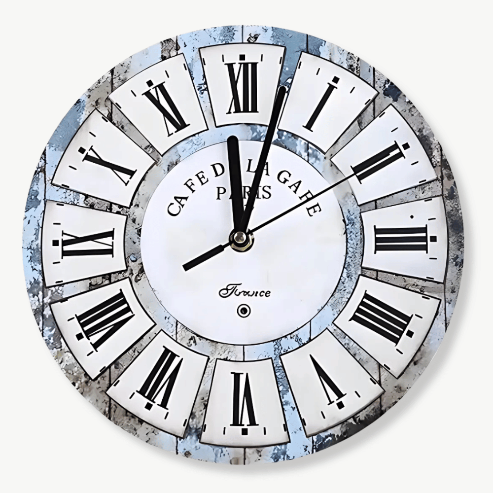 Liten vintage väggklocka