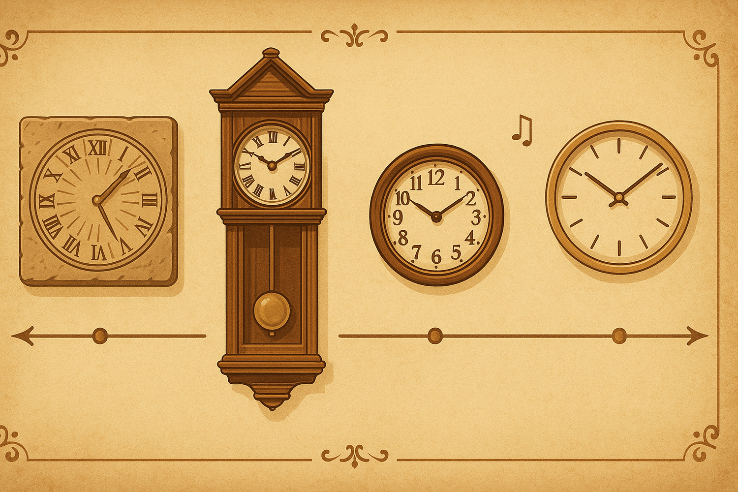 L’histoire des horloges murales