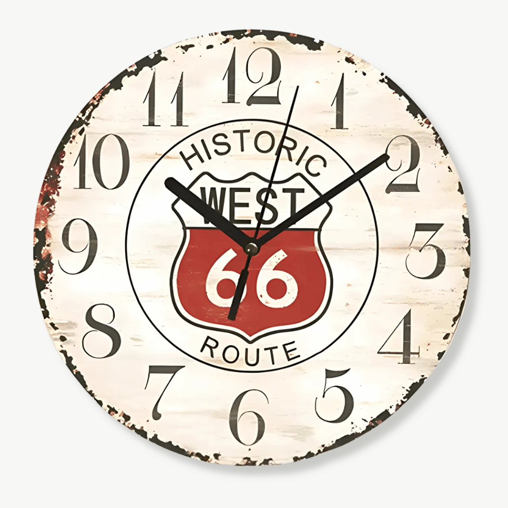 Route 66 väggklocka