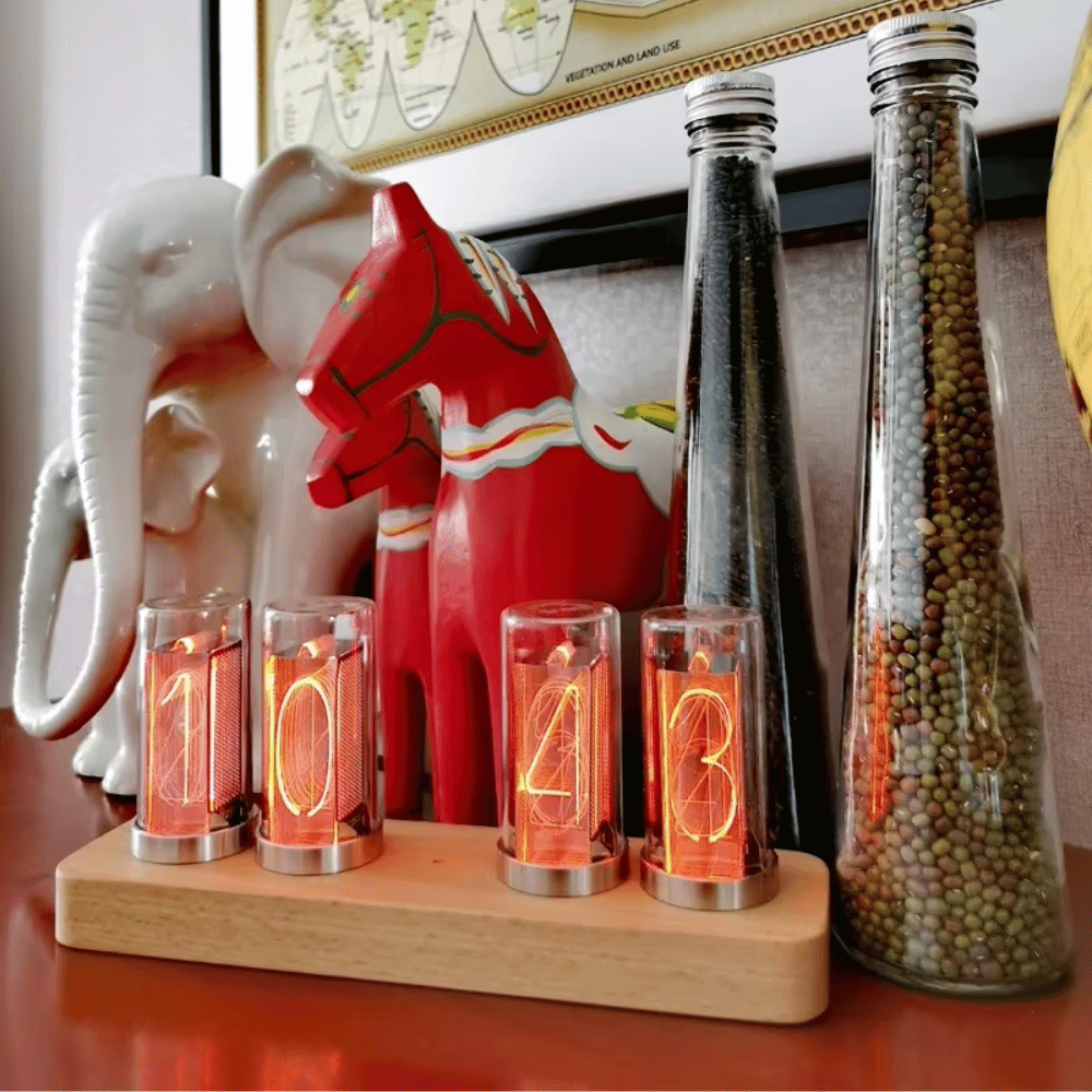 Modern Nixie Tube klocka