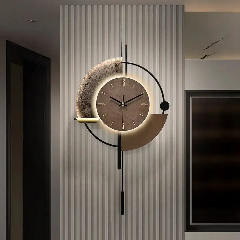 Grande horloge murale LED