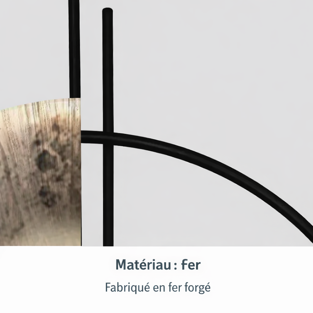 Grande horloge murale LED