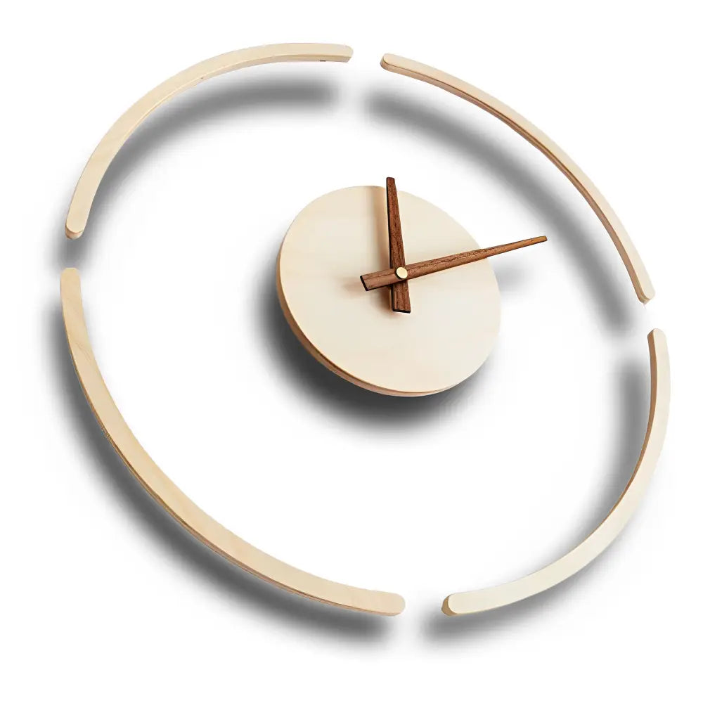 Horloge Murale en Bois Minimaliste - Horloges murales